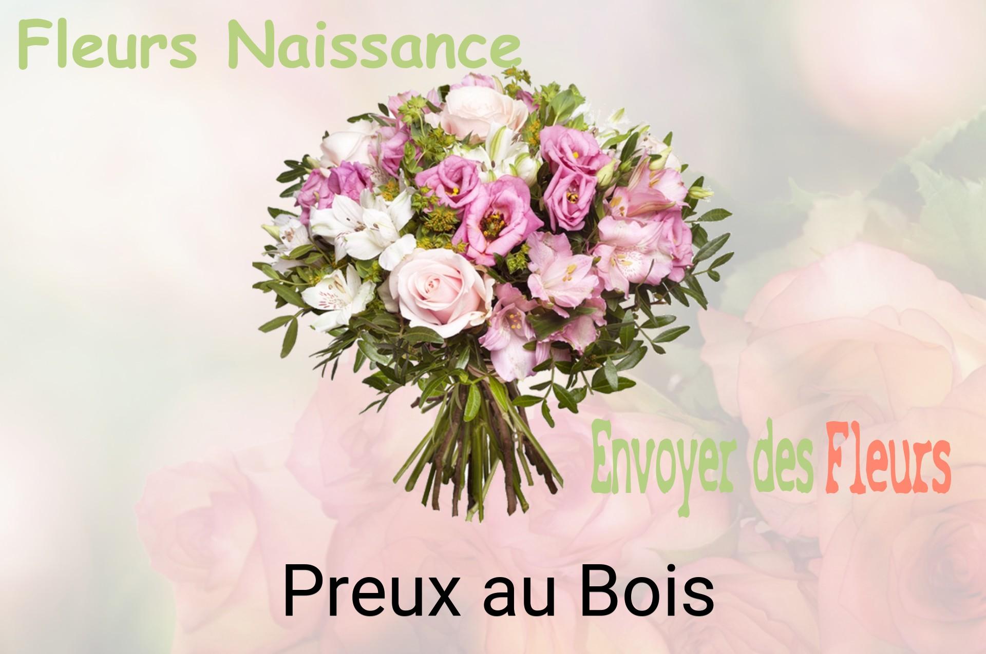 Bouquet de fleurs de naissance livré à Preux-au-Bois